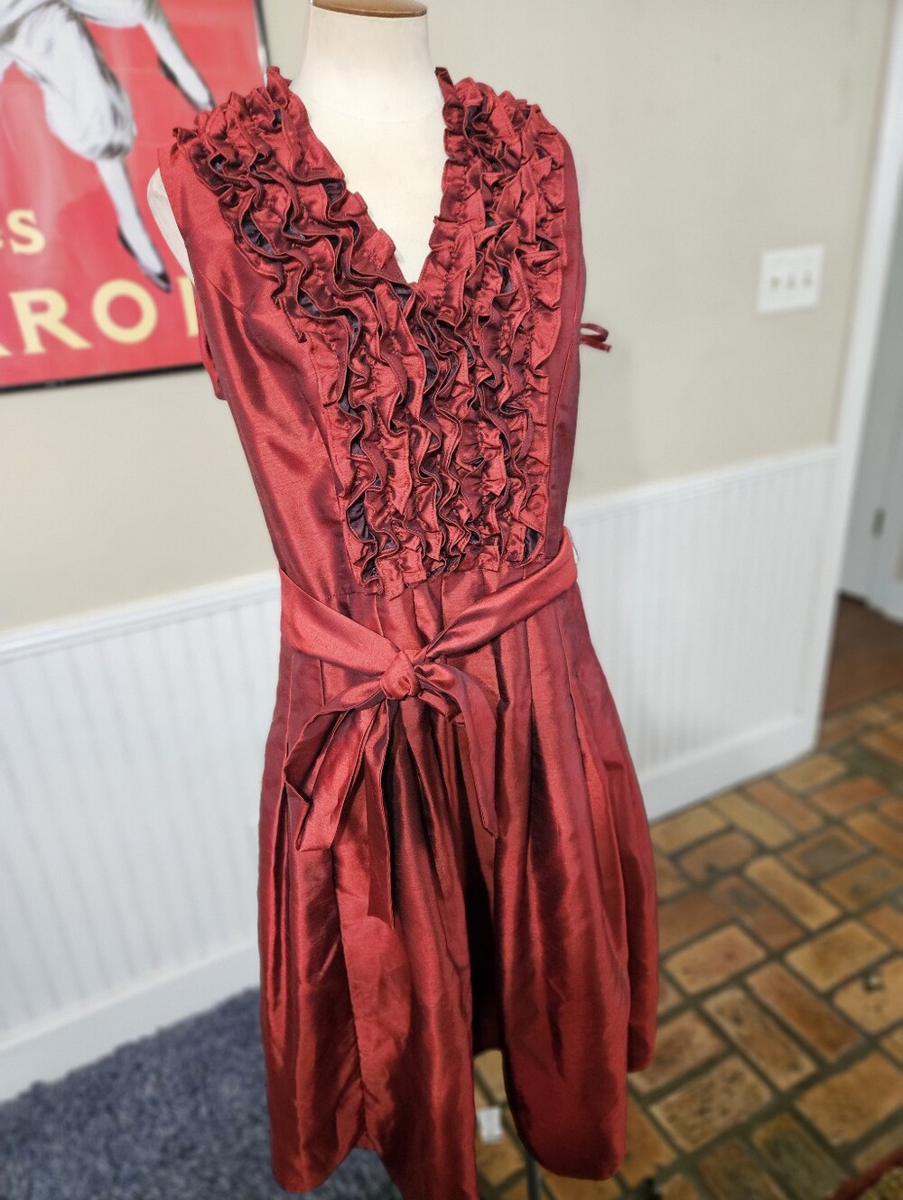 Jessica Howard Ruffle Formal Dress Size 12 - Picture 2 of 5